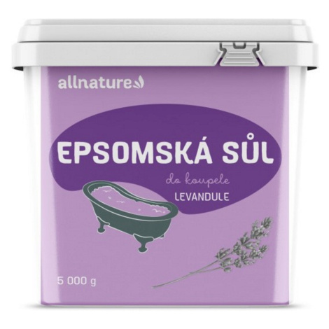 Allnature Epsomská sůl Levandule 5 kg