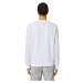 Mikina diesel s-ginn-k25 sweat-shirt bílá
