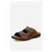 Pantofle Rieker 25559-25 Přírodní kůže (useň) - Nubuk