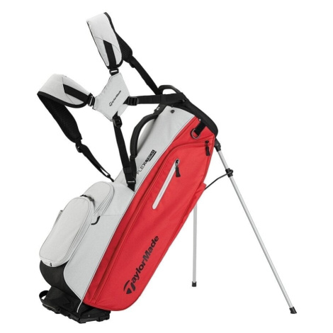 TaylorMade Flextech Silver/Red Stand Bag