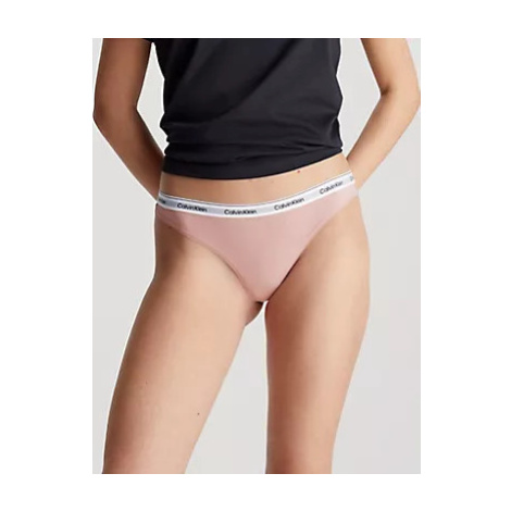 Spodní prádlo Dámské kalhotky THONG 000QD5043ETQO - Calvin Klein