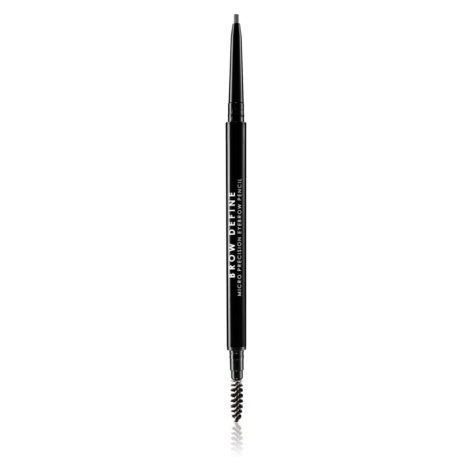 MUA Makeup Academy Brow Define precizní tužka na obočí s kartáčkem odstín Grey 0,3 g