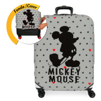 JOUMMABAGS Mickey Mouse elastický neoprenový obal na střední zavazadlo šedá