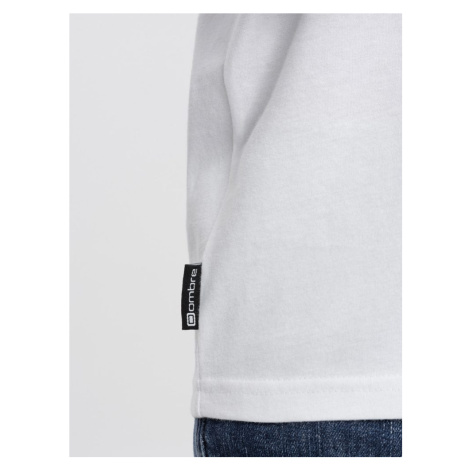 Ombre Clothing Originální bílé tričko V2 LSPT-0119