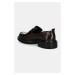 Kožené mokasíny Calvin Klein MOCCASIN LTH pánské, hnědá barva, HM0HM01688