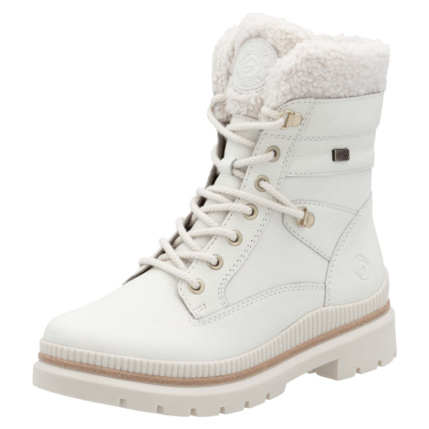 REMONTE Šněrovací kozačky bílá