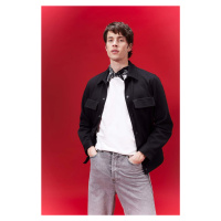 DEFACTO Regular Fit Polo Neck Shirt Jacket