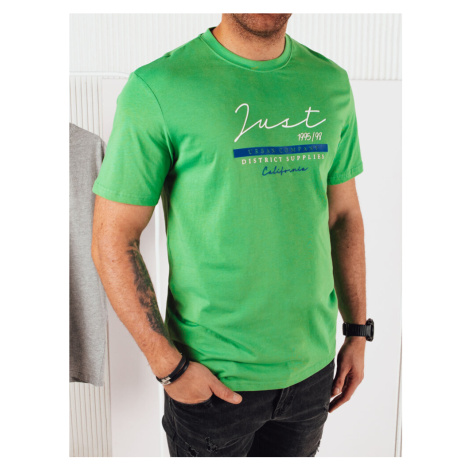 Pánské tričko s potiskem, zelené Dstreet RX5426