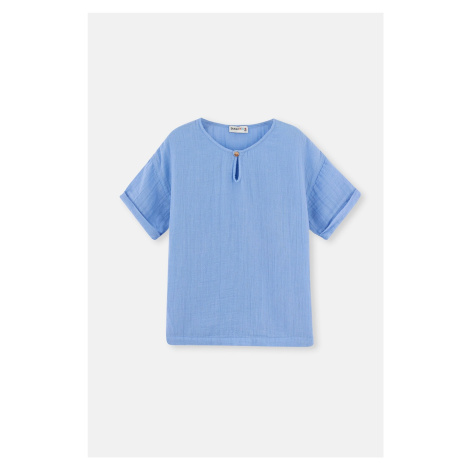 Dagi Blue Muslin T-Shirt