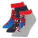 DEFACTO Boy's Marvel Spiderman Cotton 3-Piece Booties Socks