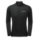 Montane Dart Zip Neck T-Shirt - Black, L