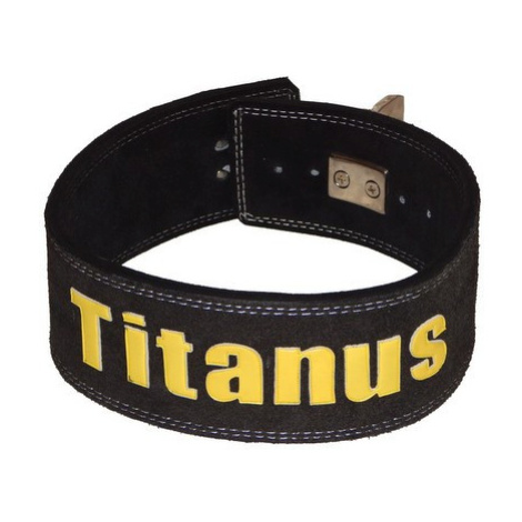 Titánus fitness opasek s pákovou přezkou černý