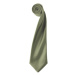 Premier Workwear Pánská saténová kravata PR750 Olive -ca. Pantone 378