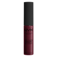 Nyx Professional Make Up Soft Matte Metallic Cream Lipstick Hnědá