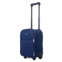 Rogal Tmavě modrý malý příruční kufr do letadla 
