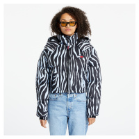 Tommy Jeans Cropped Zebra Alaska Jacket Blue