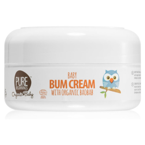 Pure Beginnings Organic Baby BIO dětský ochranný krém proti opruzeninám 125 ml