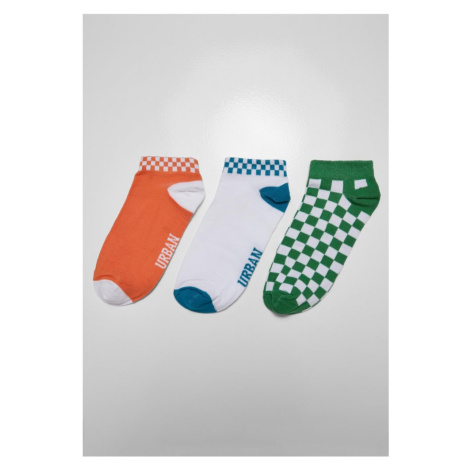 Sneaker Socks Checks 3-Pack - black/white