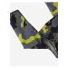 Žluto-šedá dětská maskáčová softshellová bunda Alpine Pro NOOTKO 14