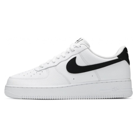 Nike Air Force 1 Low '07 White Black Pebbled Leather