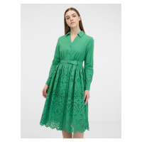 Orsay Zelené dámské košilové šaty - Dámské
