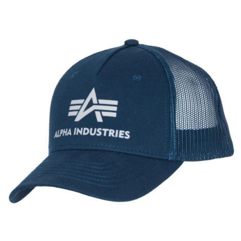 Alpha Industries Čepice Baseball Basic Trucker Cap rep. modrá