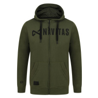 Navitas mikina core zip hoody green