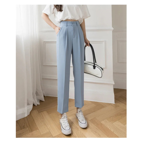 Dámské kalhoty s vysokým pasem