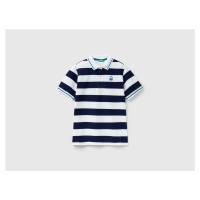 Benetton, Short Sleeve Polo With Stripes