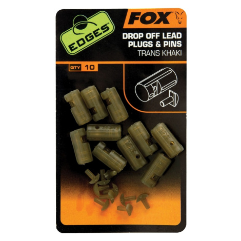 Fox Insertní vložky do olov Edges Drop Off Lead Plug and Pins 10ks