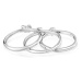 Stříbrný prsten Tous 3-pack
