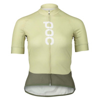 POC Cyklistický dres s krátkým rukávem - ESSENTIAL ROAD LADY - zelená/světle zelená