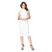 Lenitif Dámské společenské šaty Ciri K492 bílá Bílá