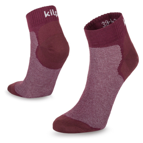 Unisex běžecké ponožky Kilpi MINIMIS-U tmavě červená