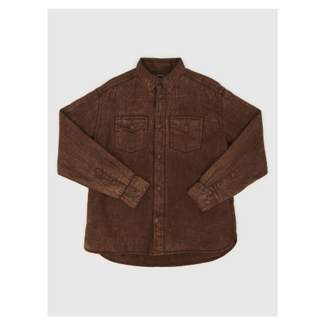 GAP Lněná košile Classic Shirt - Pánské