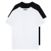 Trendyol černo-bílá pánské basic slim fit 100% bavlna 2-balení tričko s krátkým rukávem s výstři