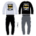 Batman - licence Chlapecké pyžamo - Batman 5204461, světle šedá/ černé kalhoty Barva: Šedá