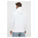 Mikina Polo Ralph Lauren pánská, bílá barva, s kapucí, s potiskem