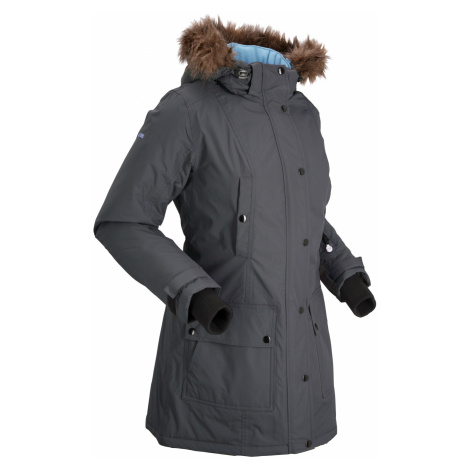 Funkční dlouhá outdoorová bunda s kapucí, nepromokavá Bonprix
