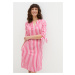 Bonprix BPC SELECTION šaty s pruhy Barva: Růžová, Mezinárodní