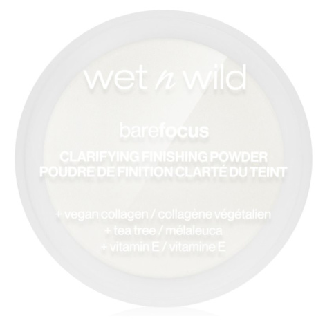 Wet n Wild Bare Focus Clarifying Finishing Powder matující pudr odstín Translucent 6 g