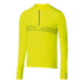 CRIVIT Pánské cyklistické triko s dlouhými ruká (neonově žlutá)