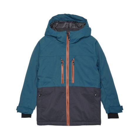 Chlapčenská lyžiarska bunda COLOR KIDS Jr. Ski Jacket - Colorblock, legion blue