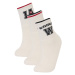 DEFACTO Size 3-Pack Cotton Ankle Socks