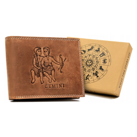 Kožená pánská peněženka Astrologické znamení Wild