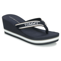 Tommy Hilfiger HILFIGER WEDGE BEACH SANDAL Tmavě modrá