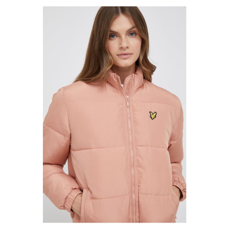 Bunda Lyle & Scott dámská, oranžová barva, zimní