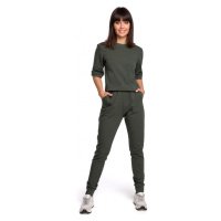 Oblek s výstřihem do V zelený model 18002025 - BeWear