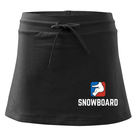Snowboard logo - Sportovní sukně - two in one