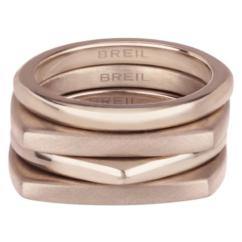 BREIL Moderní sada bronzových prstenů New Tetra TJ302